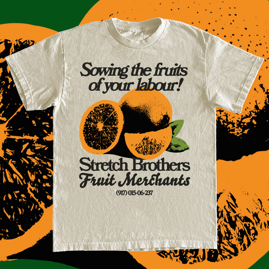 "Fruits Of Your Labour" T-shirt - Stretch Bros Press