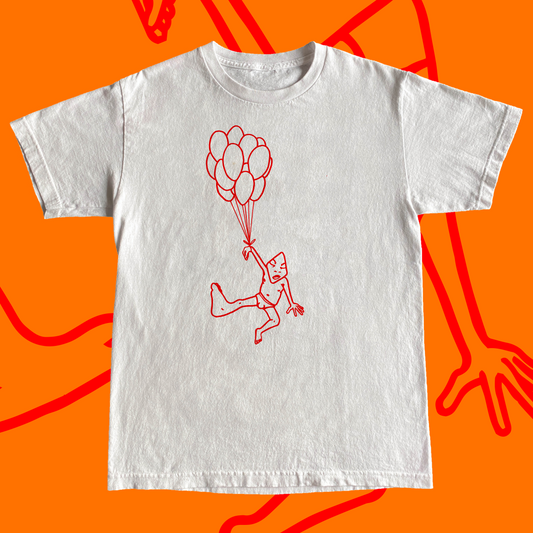 "Balloon Dude" T-shirt by Dallas Dalmau